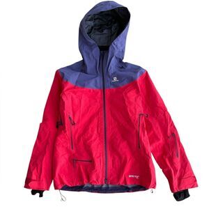 Vintage Women’s Two Tone Red/Purple Salomon Gore-Tex Pro Shell – XL